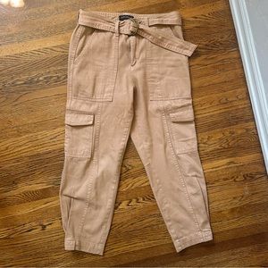 Banana Republic Factory Slim Tapered Utility Iced Latte Cargo Pants